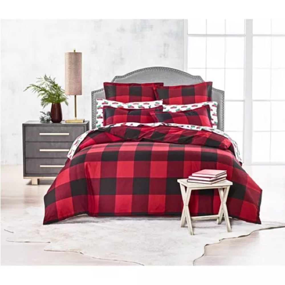 Martha Stewart Collection Holiday Flannel Buffalo Plaid Buffalo Plaid - Picture 4 of 4
